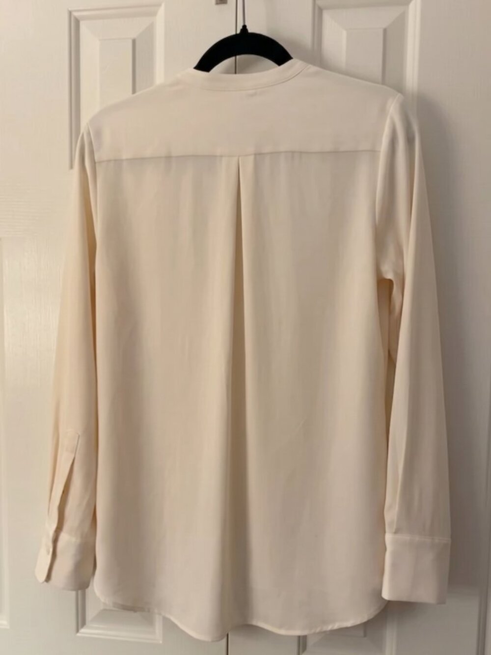 AnnTaylor Laced Long Sleeve Blouse Cream S NWOT - Picture 4 of 6